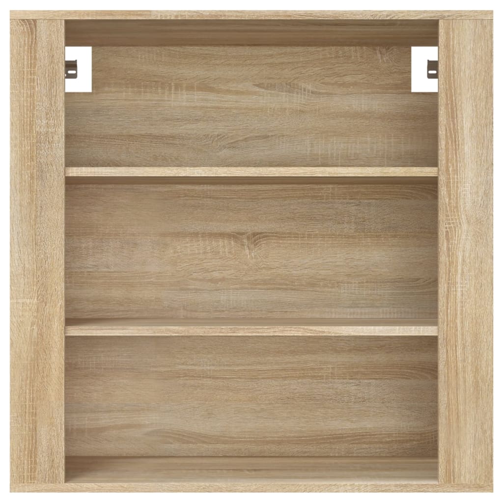 Wall cabinet, sonoma oak, 80x33x80cm, engineered wood