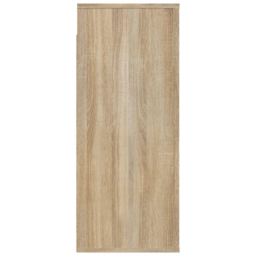 Wall cabinet, sonoma oak, 80x33x80cm, engineered wood