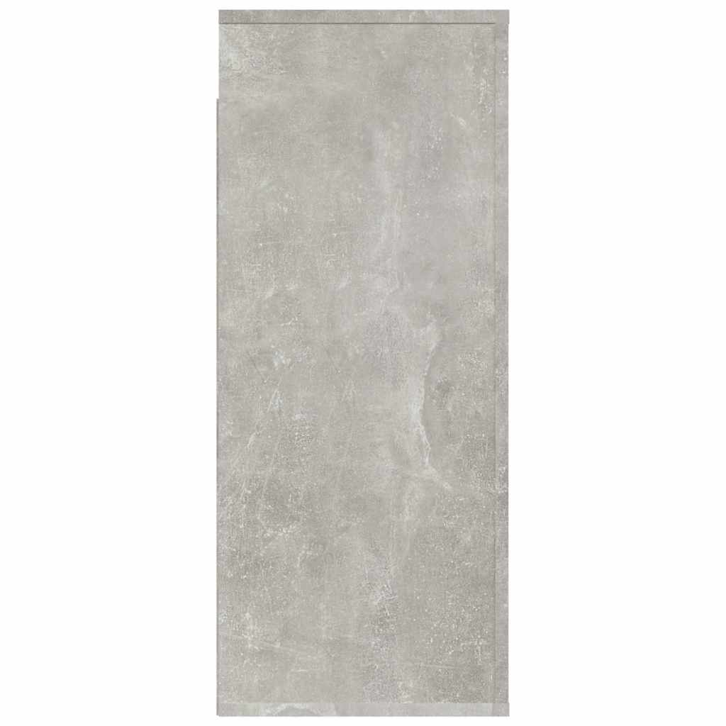 Piekaramais skapītis, betona pelēks, 80x33x80cm, apstrādāta koksne