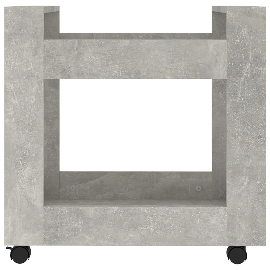 Rakstāmgalda plaukts, betona pelēks, 60x45x60cm, koks