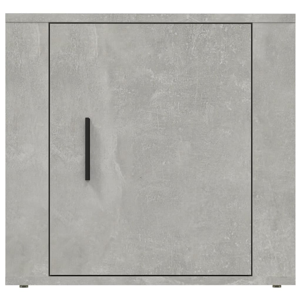 Nightstand, concrete grey, 50x39x47cm