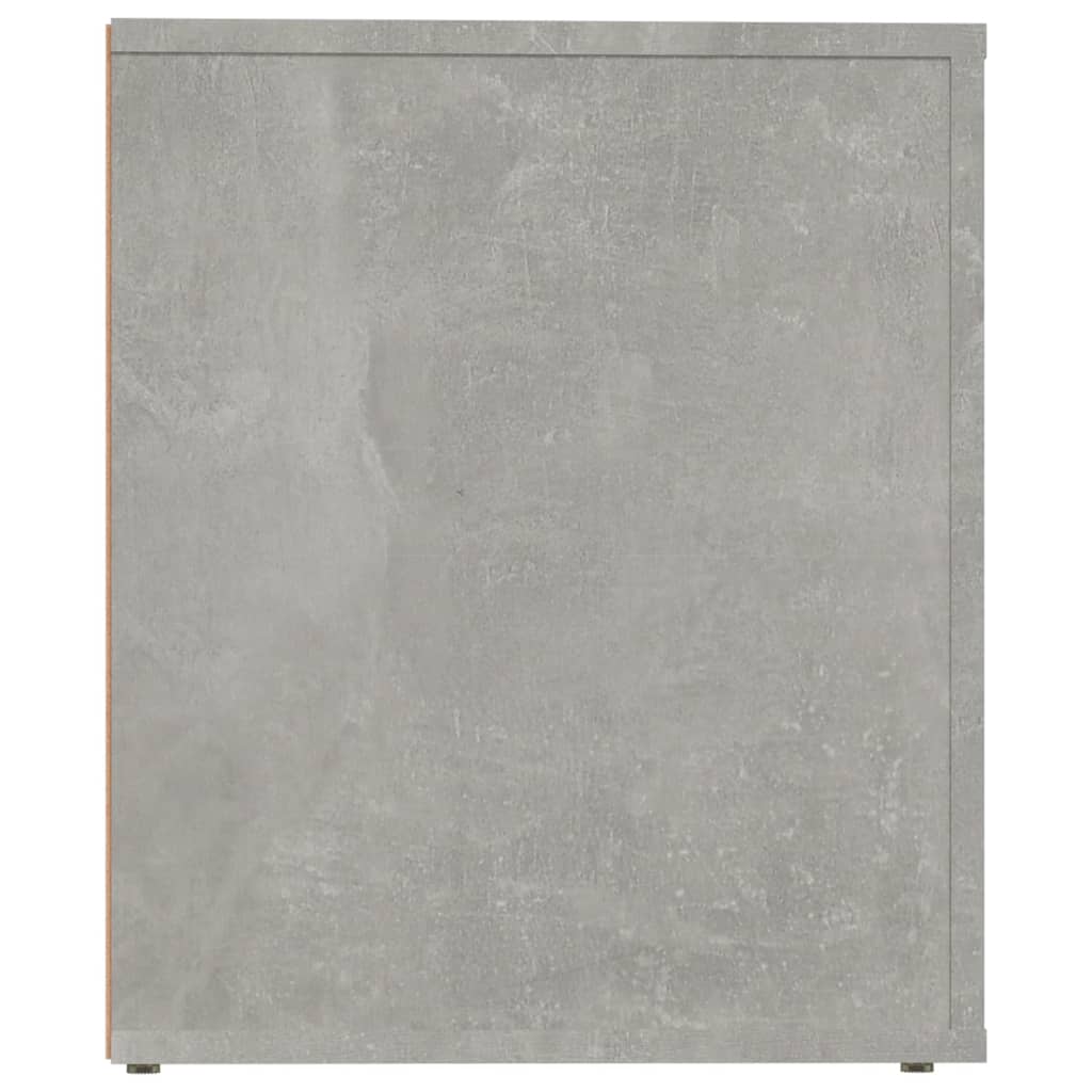 Nightstand, concrete grey, 50x39x47cm