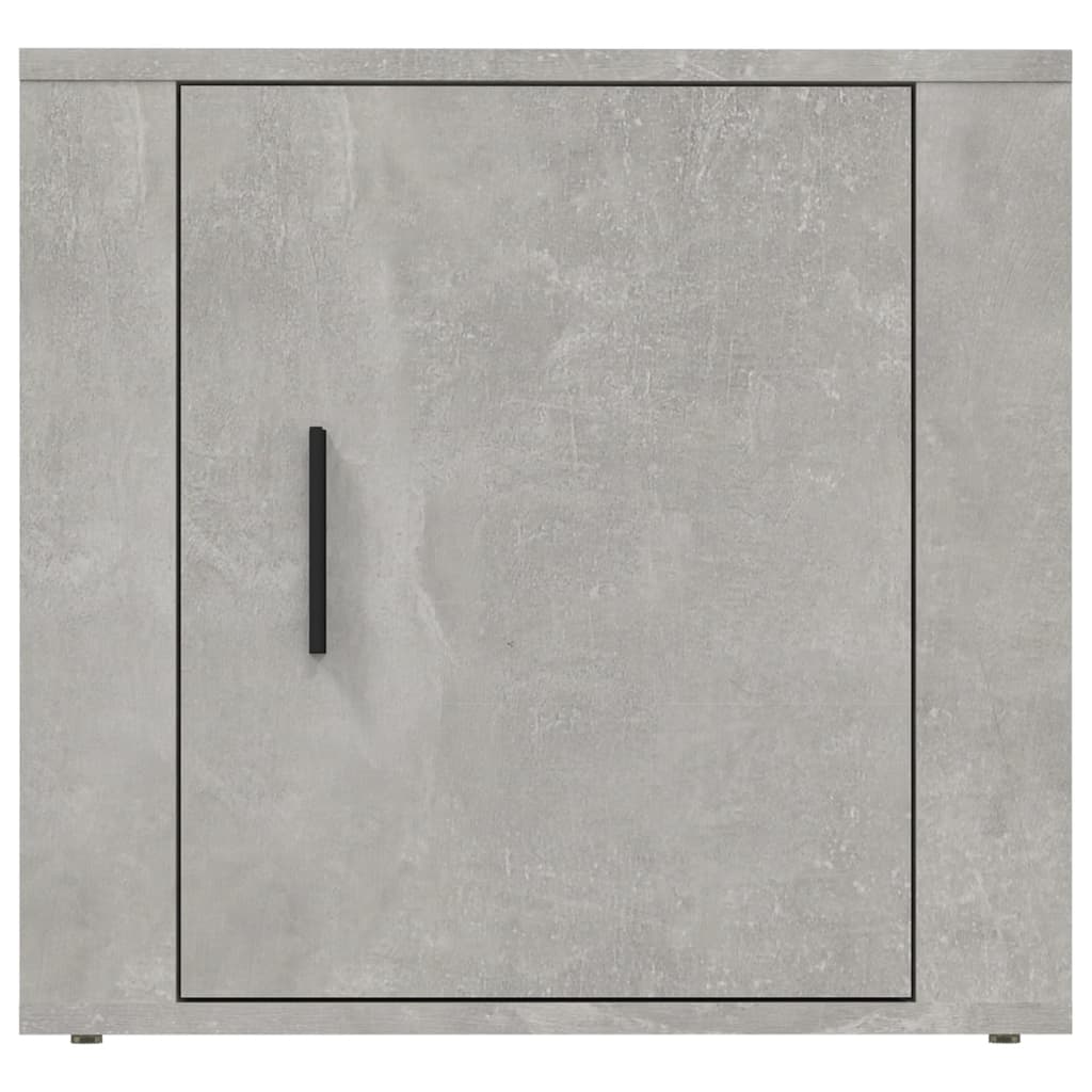 Bedside cabinets, 2 pcs., concrete grey, 50x39x47cm