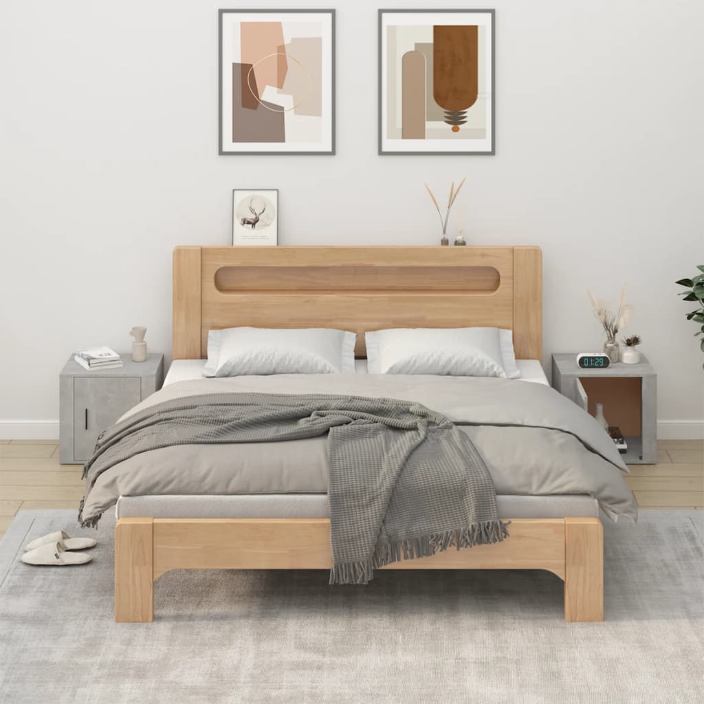 Bedside cabinets, 2 pcs., concrete grey, 50x39x47cm