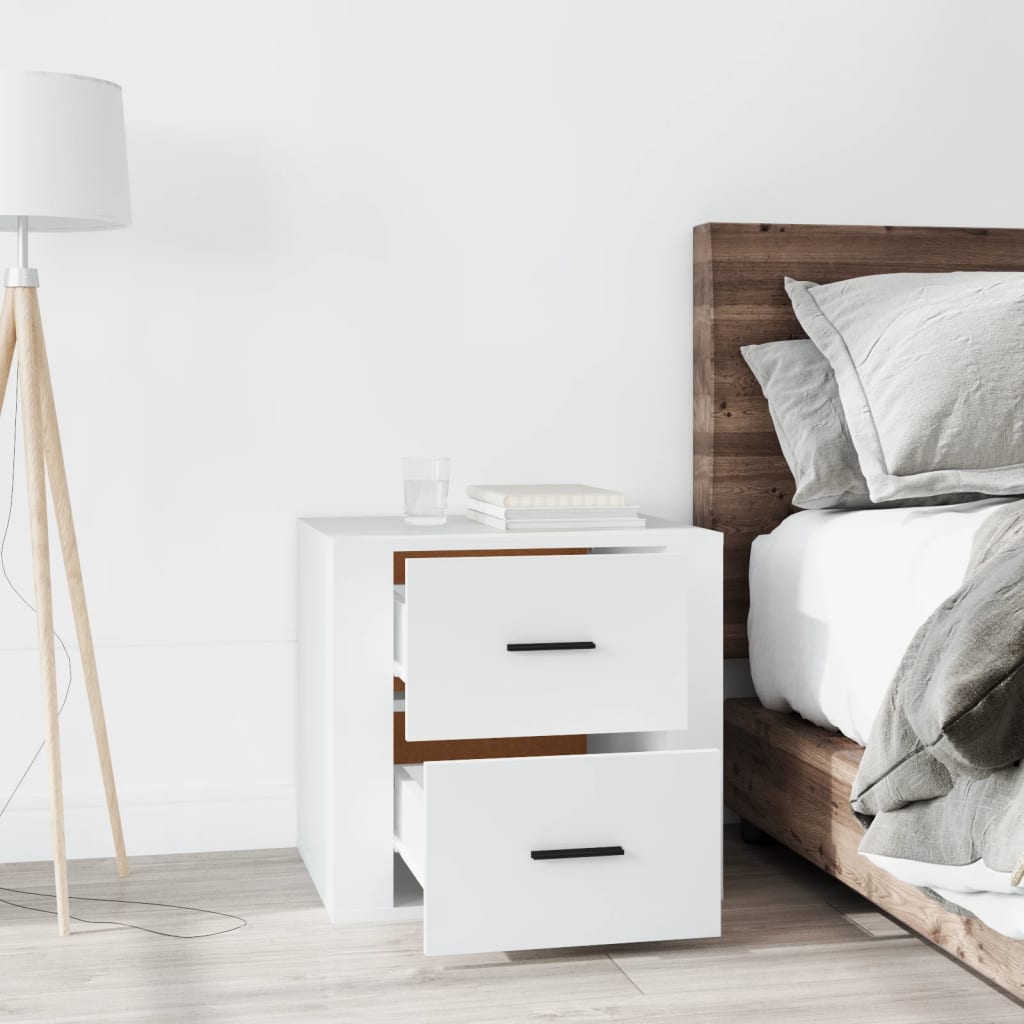Nightstand, white, 50x39x47cm
