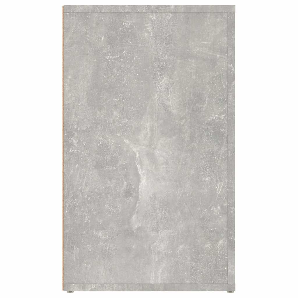 Naktinė spintelė, betono pilka, 50x36x60cm, apdirbta mediena