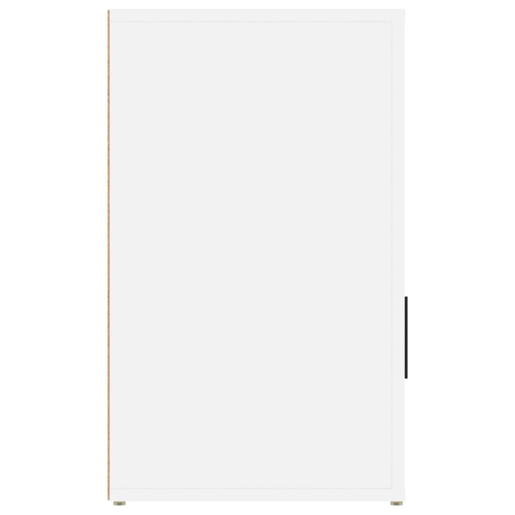 Naktinė spintelė, baltos spalvos, 50x36x60cm, apdirbta mediena