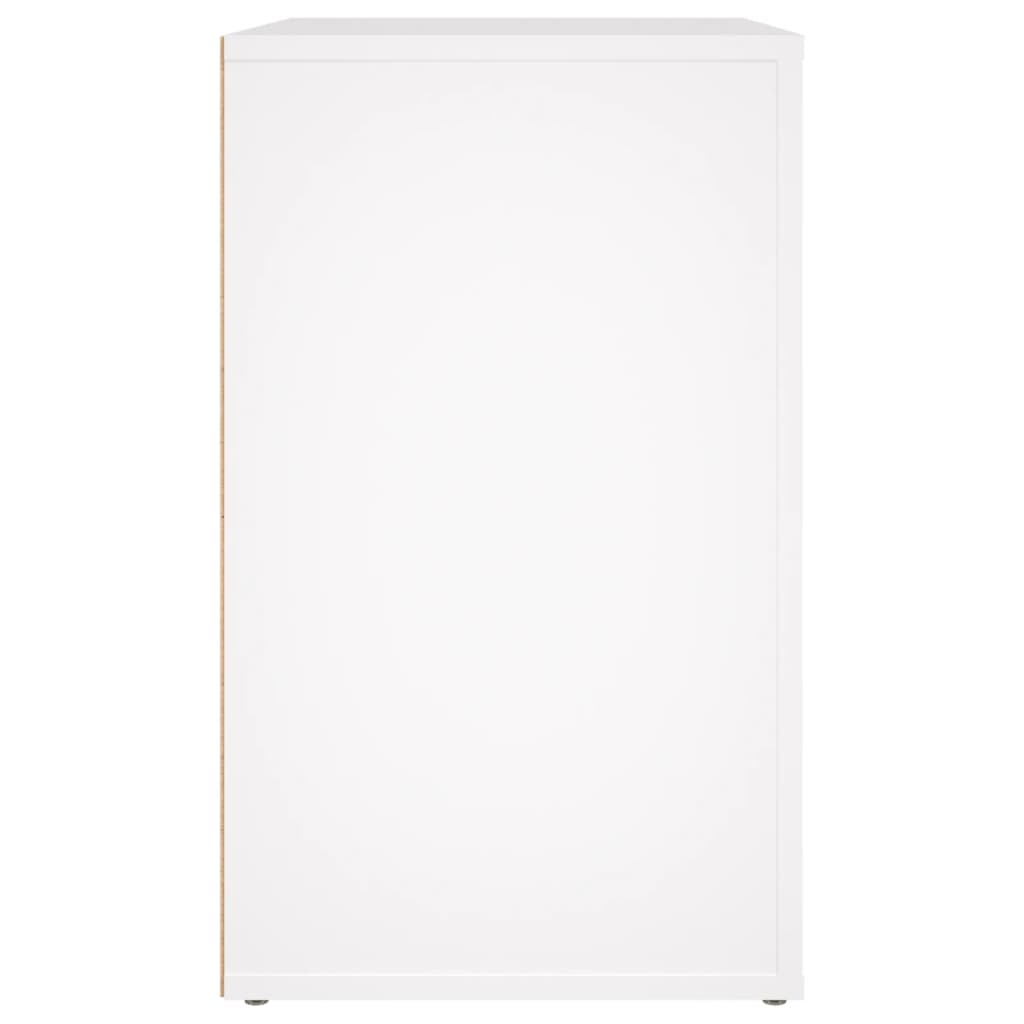Nightstand, white, 50x36x60cm, engineered wood