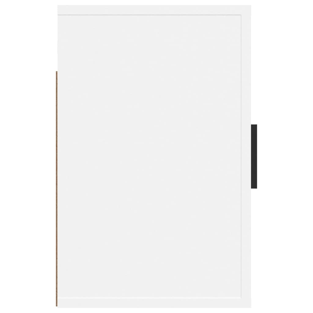 Wall-mounted bedside tables, 2 pcs., white, 50x30x47cm