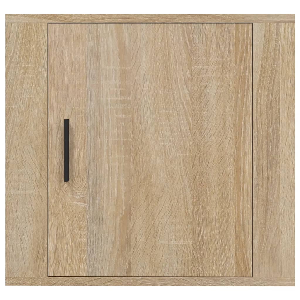 Wall-mounted nightstands, 2 pcs., oak, 50x30x47cm