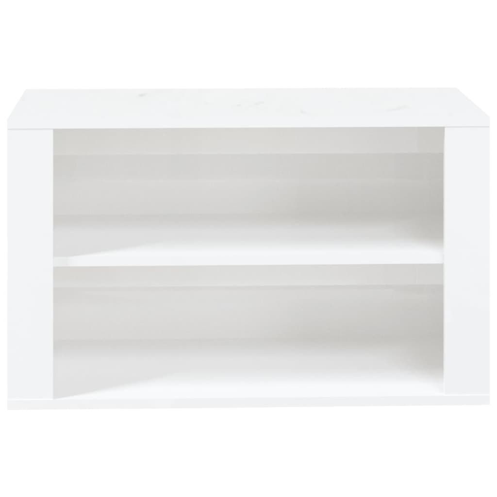 Lentyna batams, balta, 75x35x45cm, apdirbta mediena, blizgi