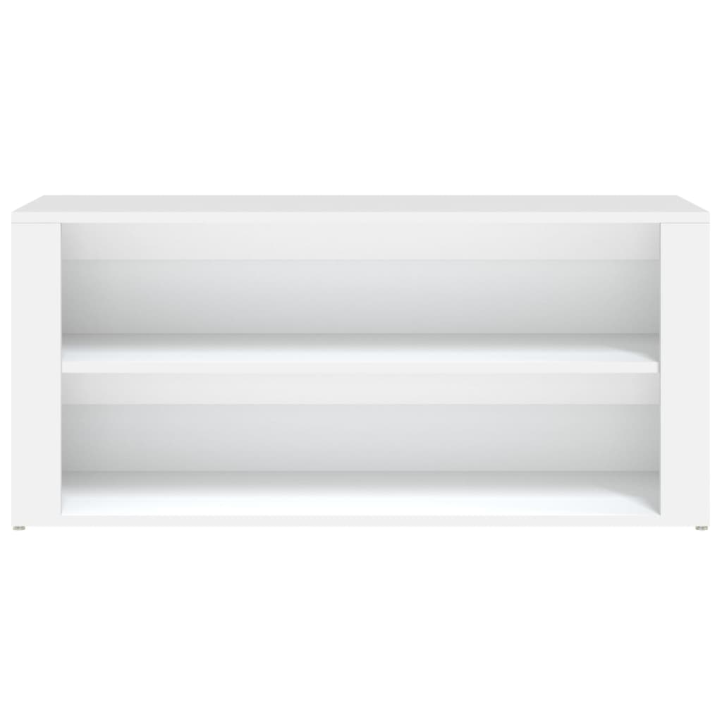 Apavu plaukts, balts, 100x35x45cm, apstrādāts koks