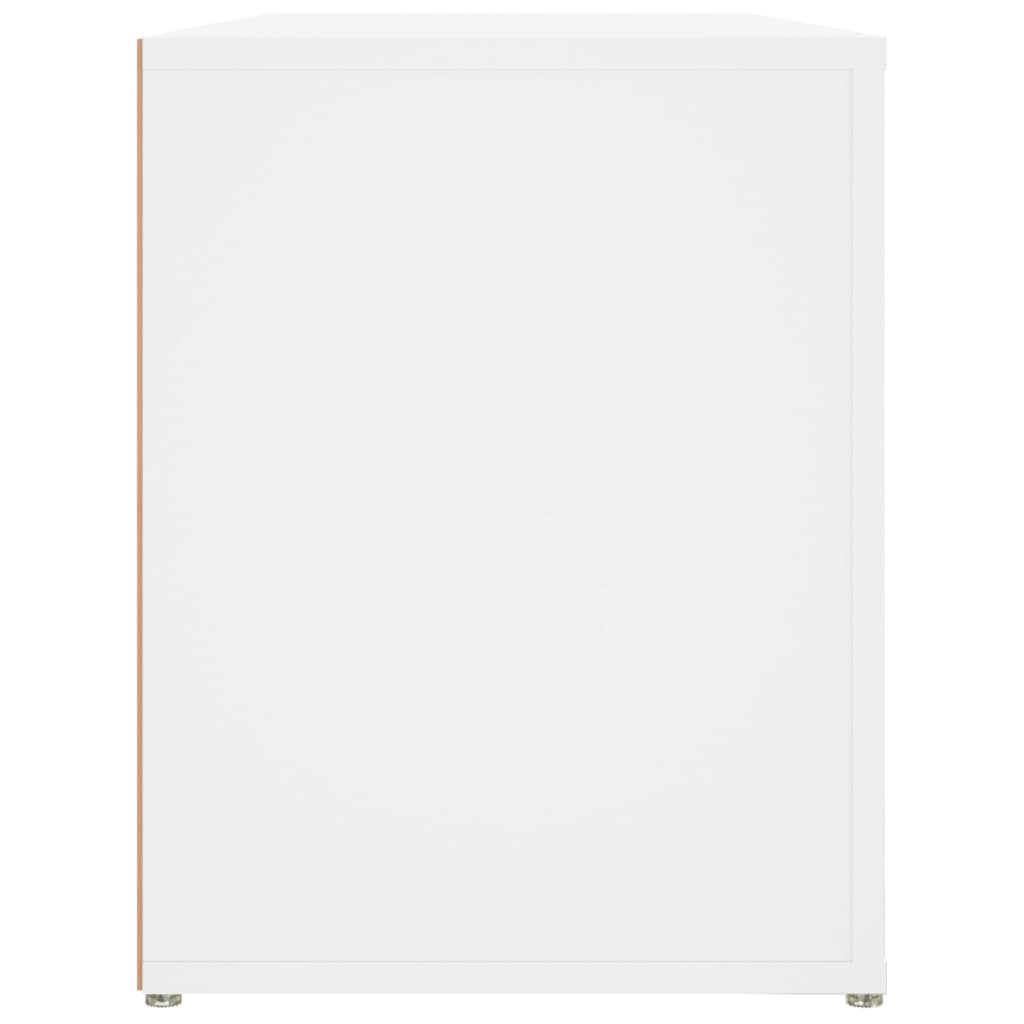 Apavu plaukts, balts, 100x35x45cm, apstrādāts koks