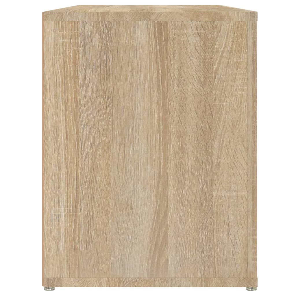 Shoe rack, oak color, 100x35x45cm, treated wood