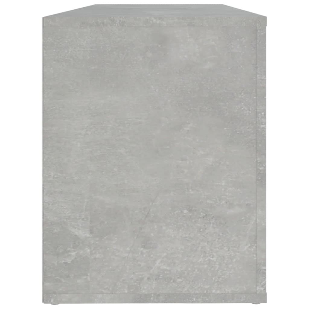 Apavu skapis, betona pelēks, 100x35x45cm, apstrādāta koksne