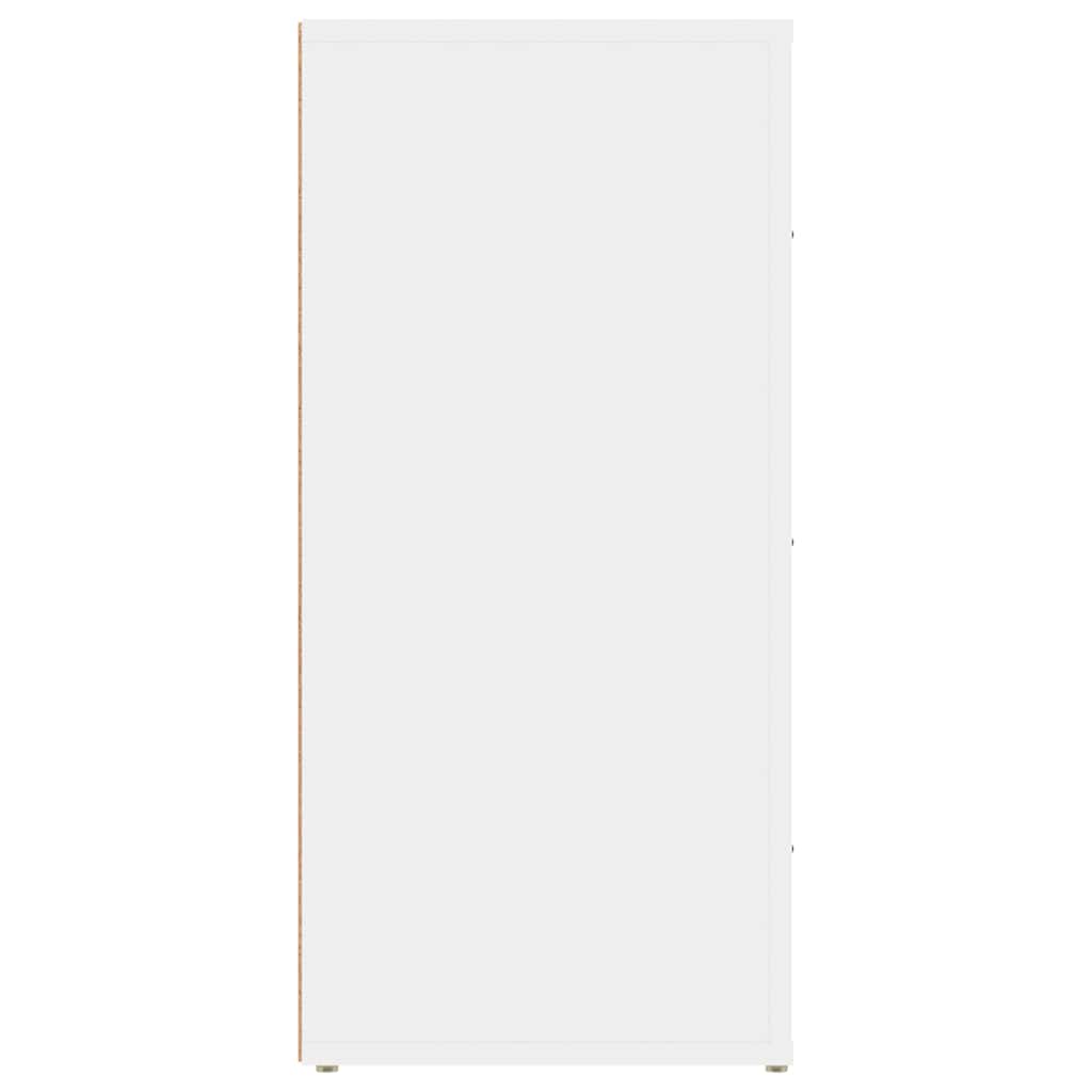 Side cabinet, white, 40x33x70cm, engineered wood