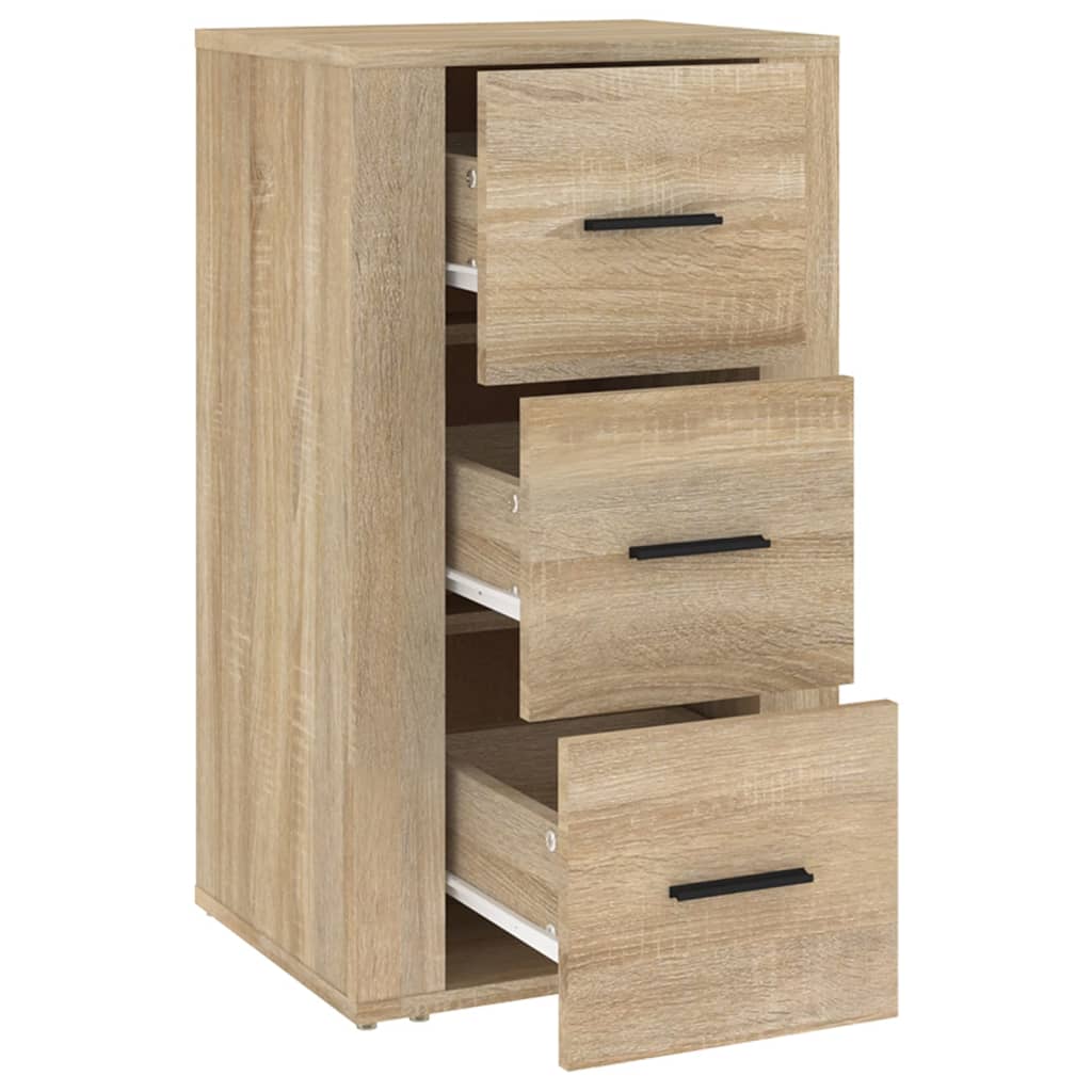 Side cabinet, oak colour, 40x33x70cm, engineered wood