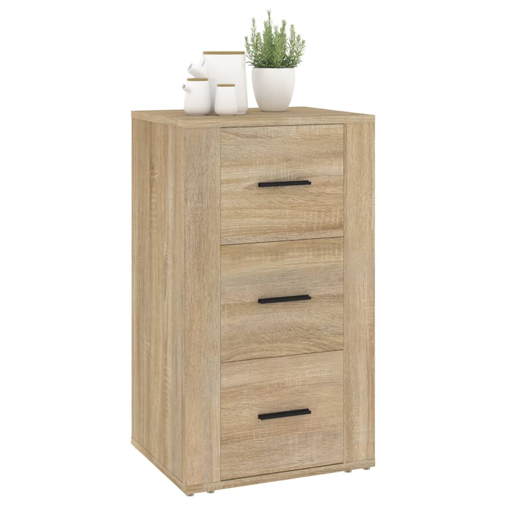 Side cabinet, oak colour, 40x33x70cm, engineered wood