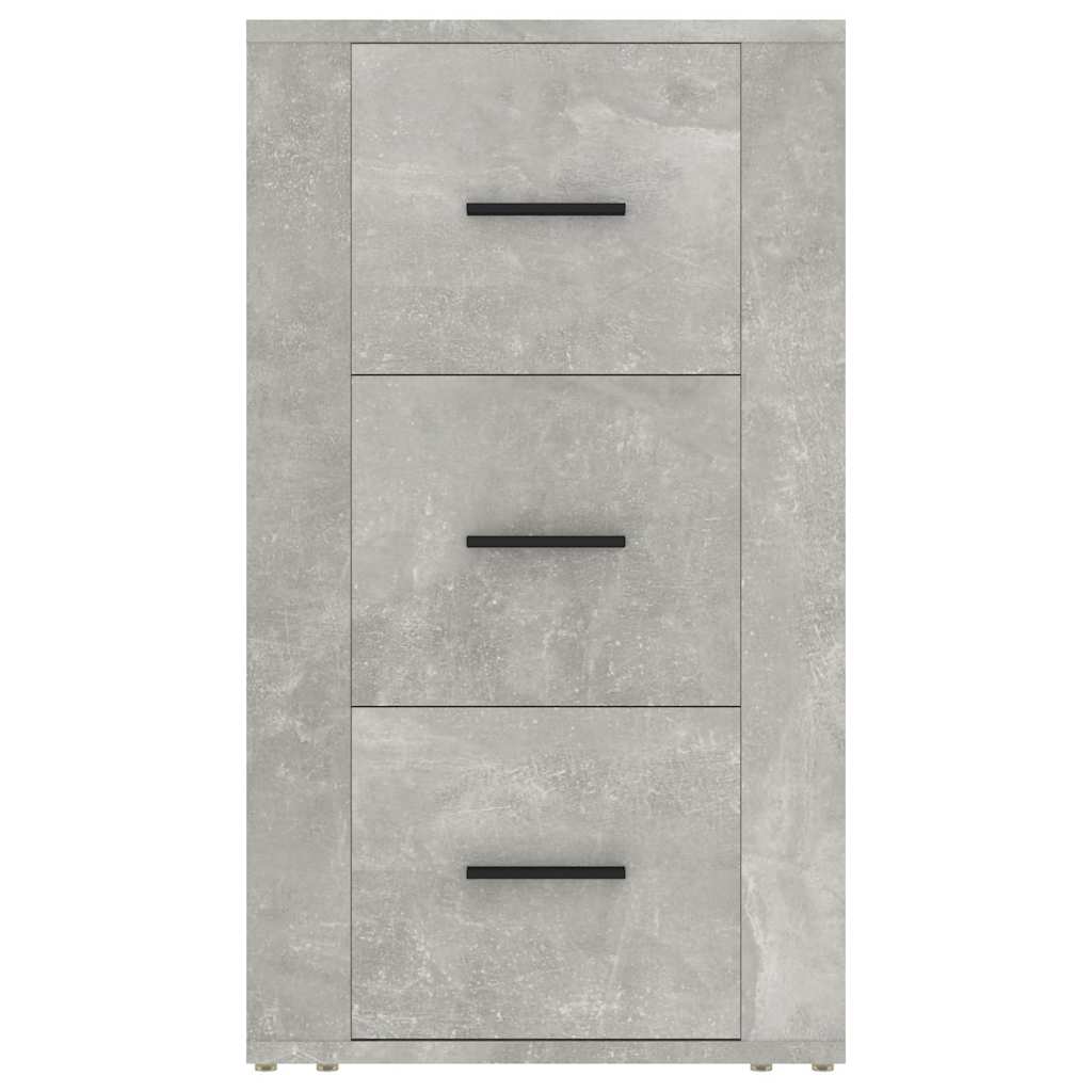 Side cabinet, concrete gray, 40x33x70cm, engineered wood