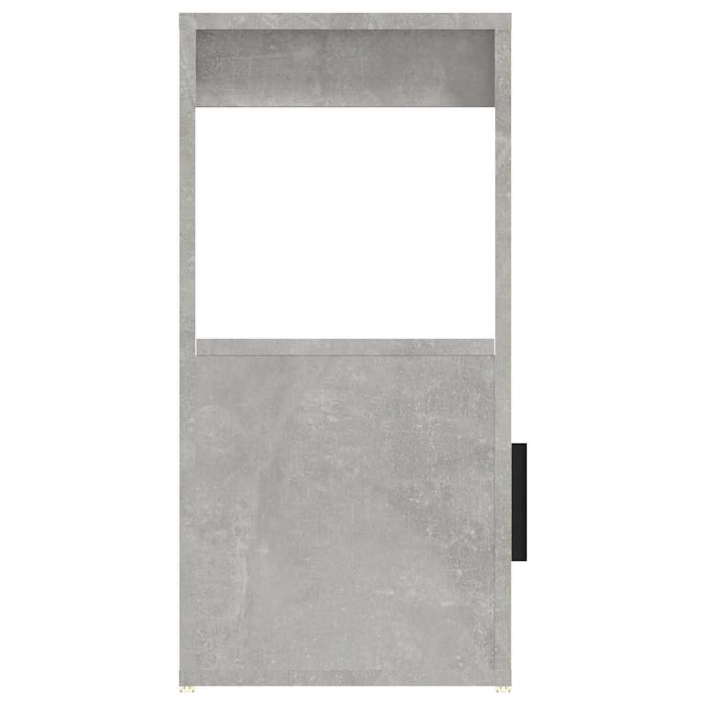 Šoninė spintelė, betono pilka, 80x30x60cm, apdirbta mediena