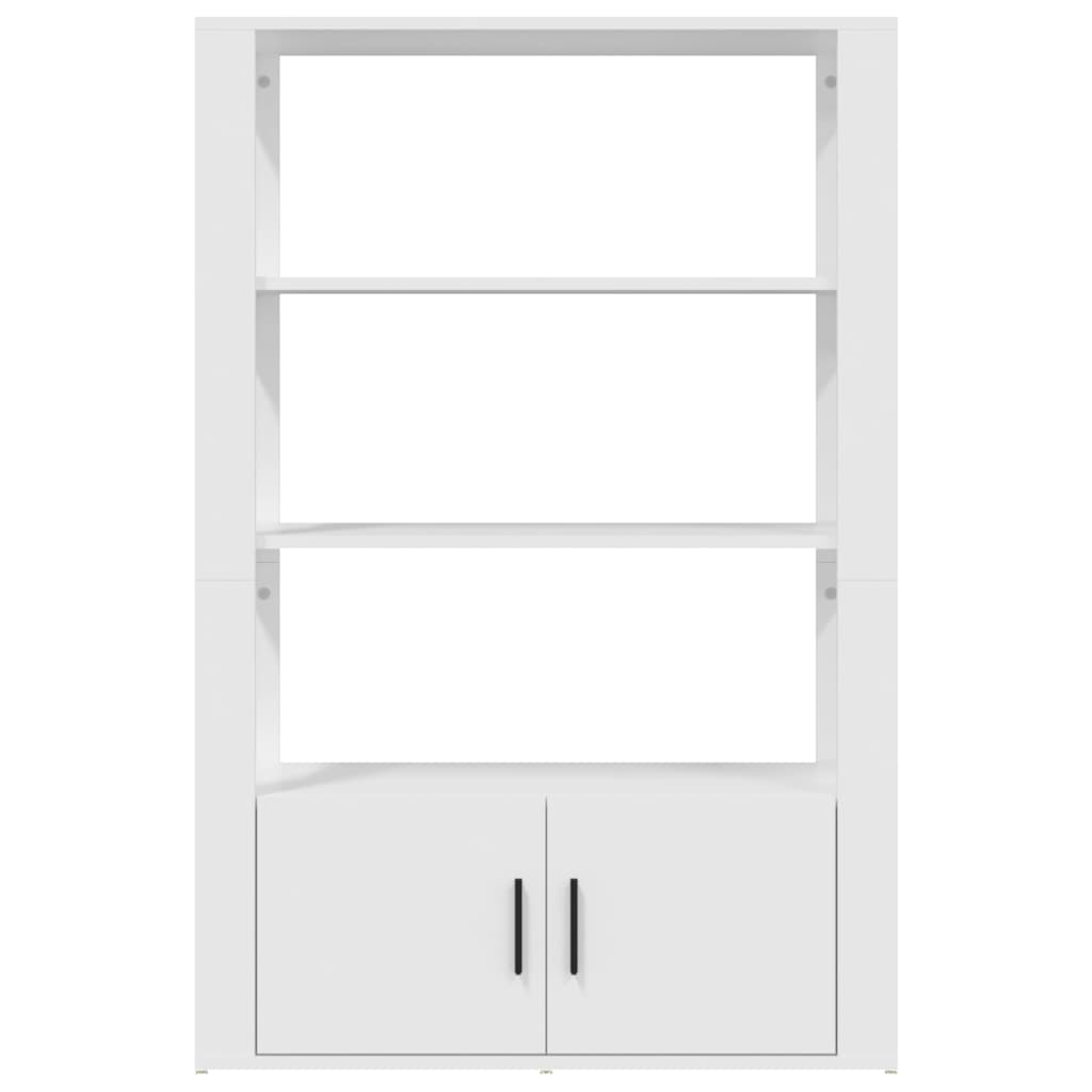 Sideboard, white, 80x30x119.5cm, engineered wood