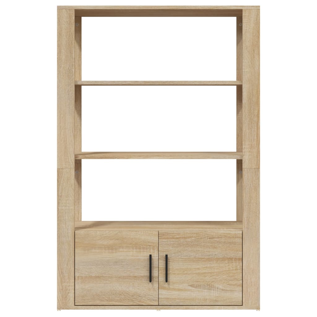 Sideboard, oak, 80x30x119.5cm, engineered wood
