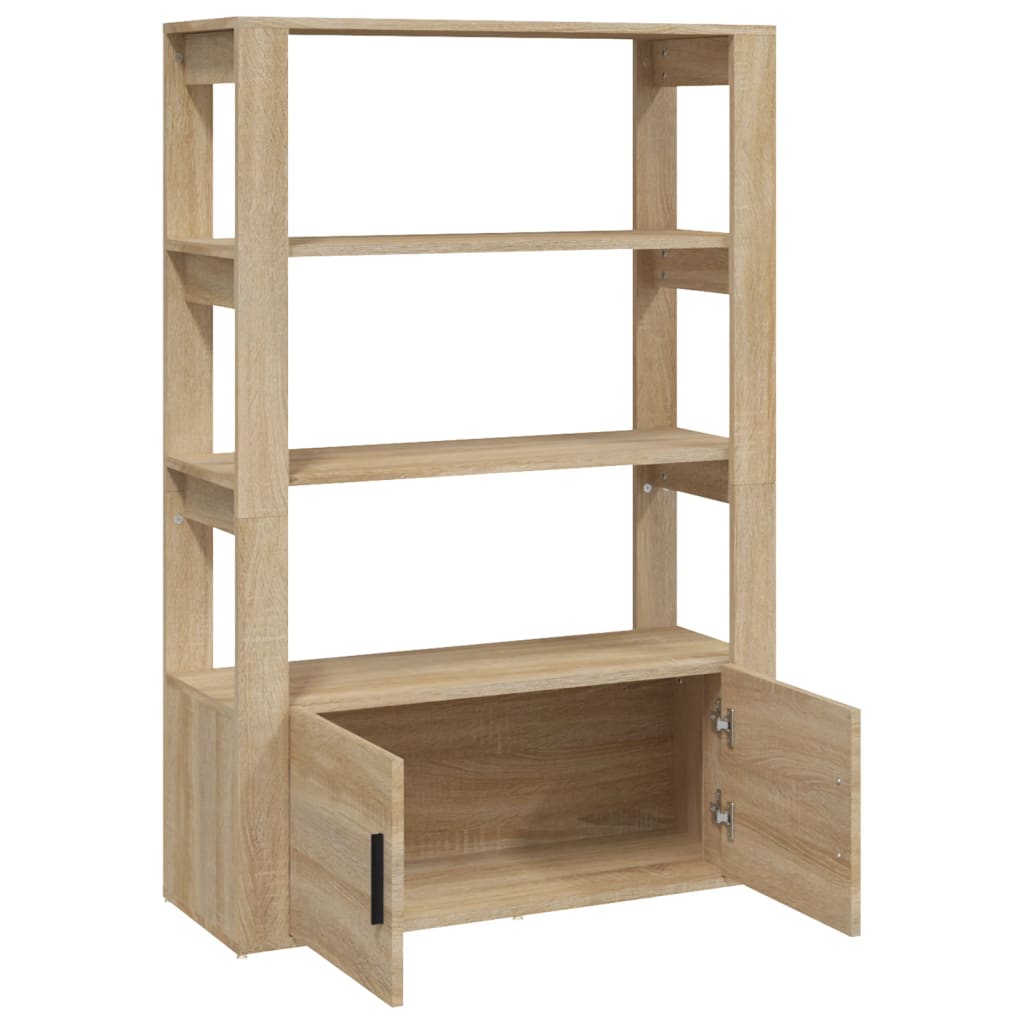 Sideboard, oak, 80x30x119.5cm, engineered wood