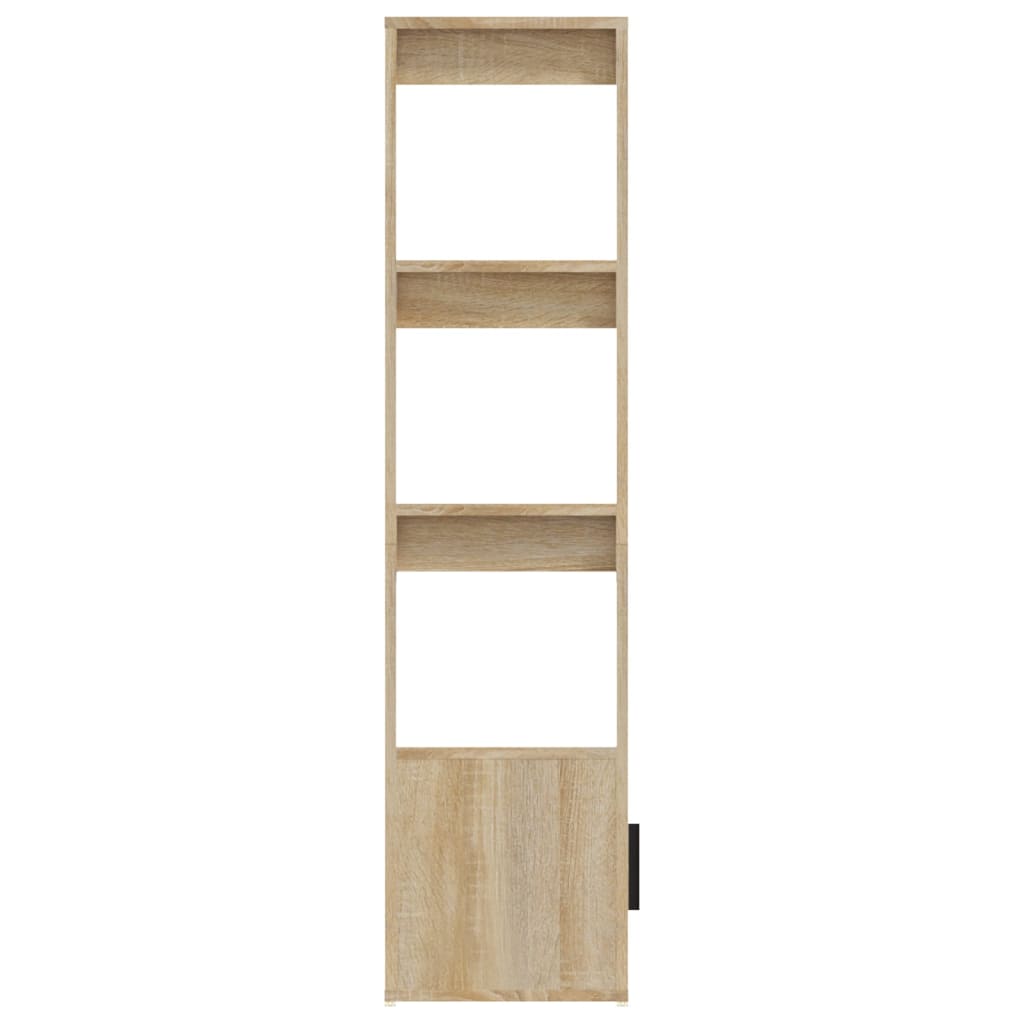 Sideboard, oak, 80x30x119.5cm, engineered wood