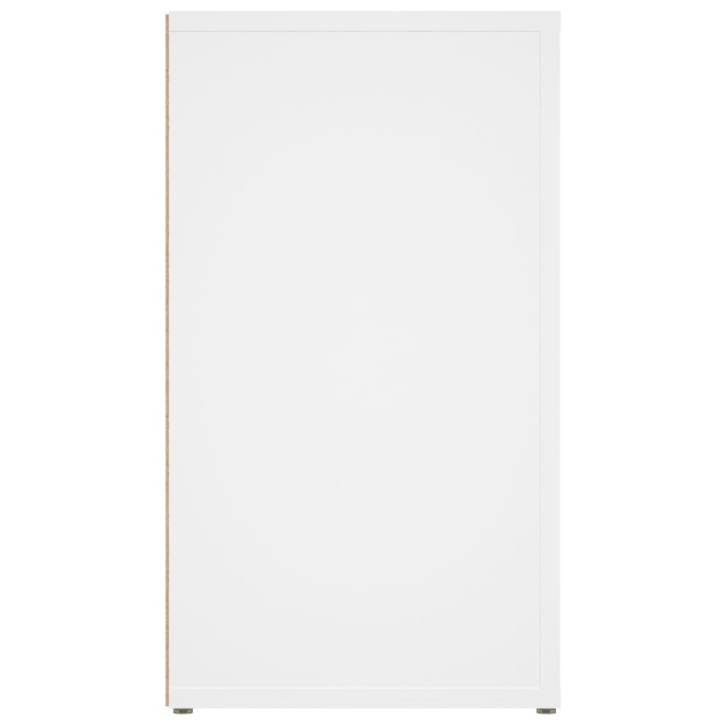 Šoninė spintelė, baltos spalvos, 80x30x54cm, apdirbta mediena