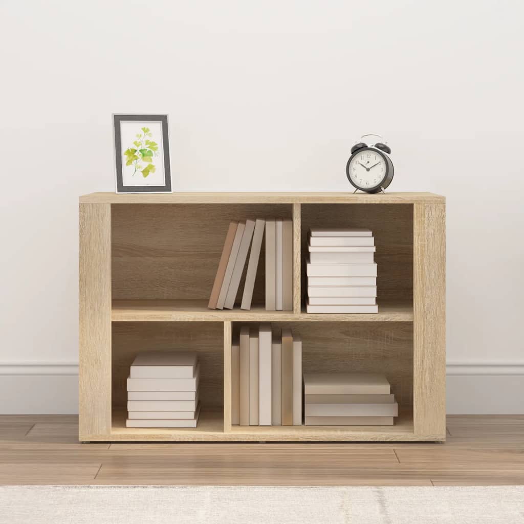 Side cabinet, oak color, 80x30x54cm, engineered wood