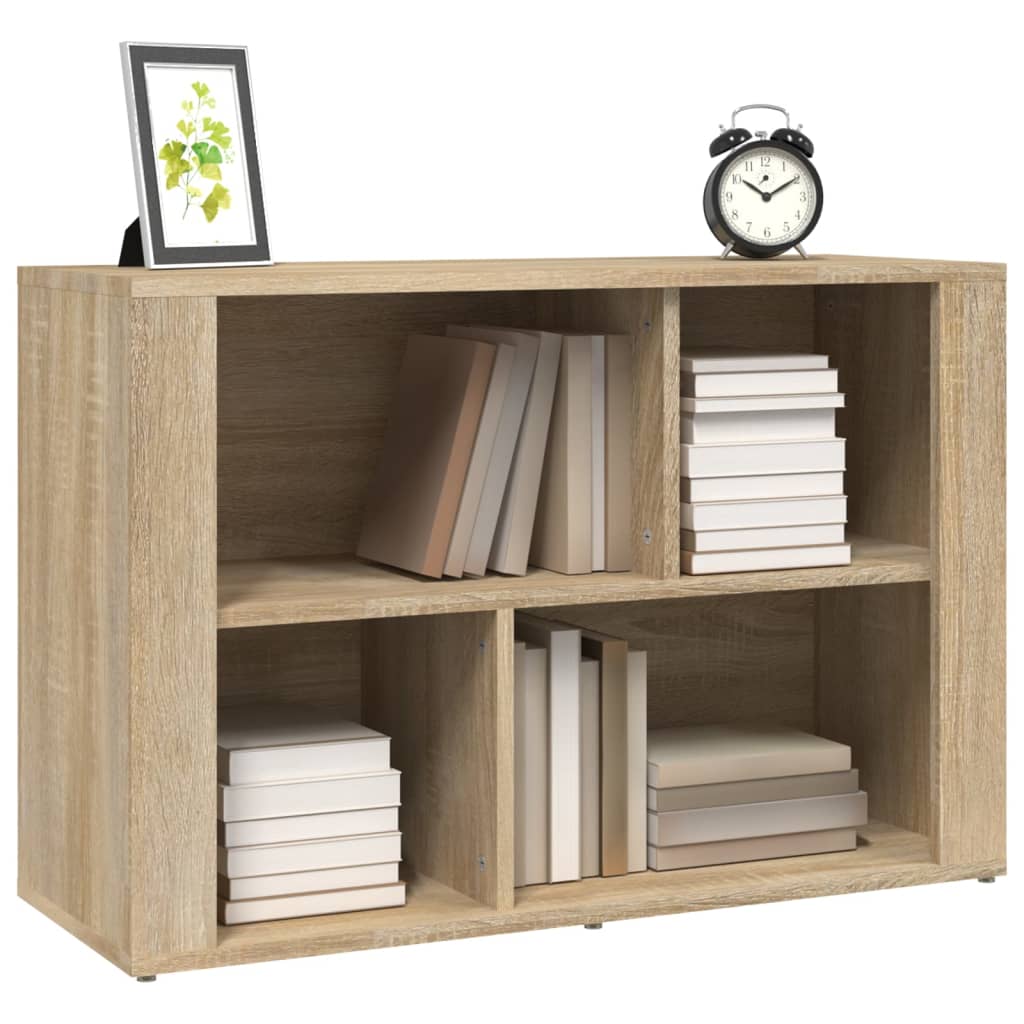 Side cabinet, oak color, 80x30x54cm, engineered wood