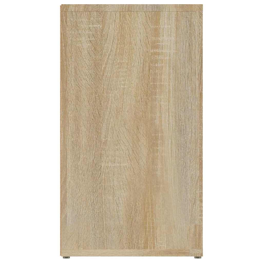 Side cabinet, oak color, 80x30x54cm, engineered wood