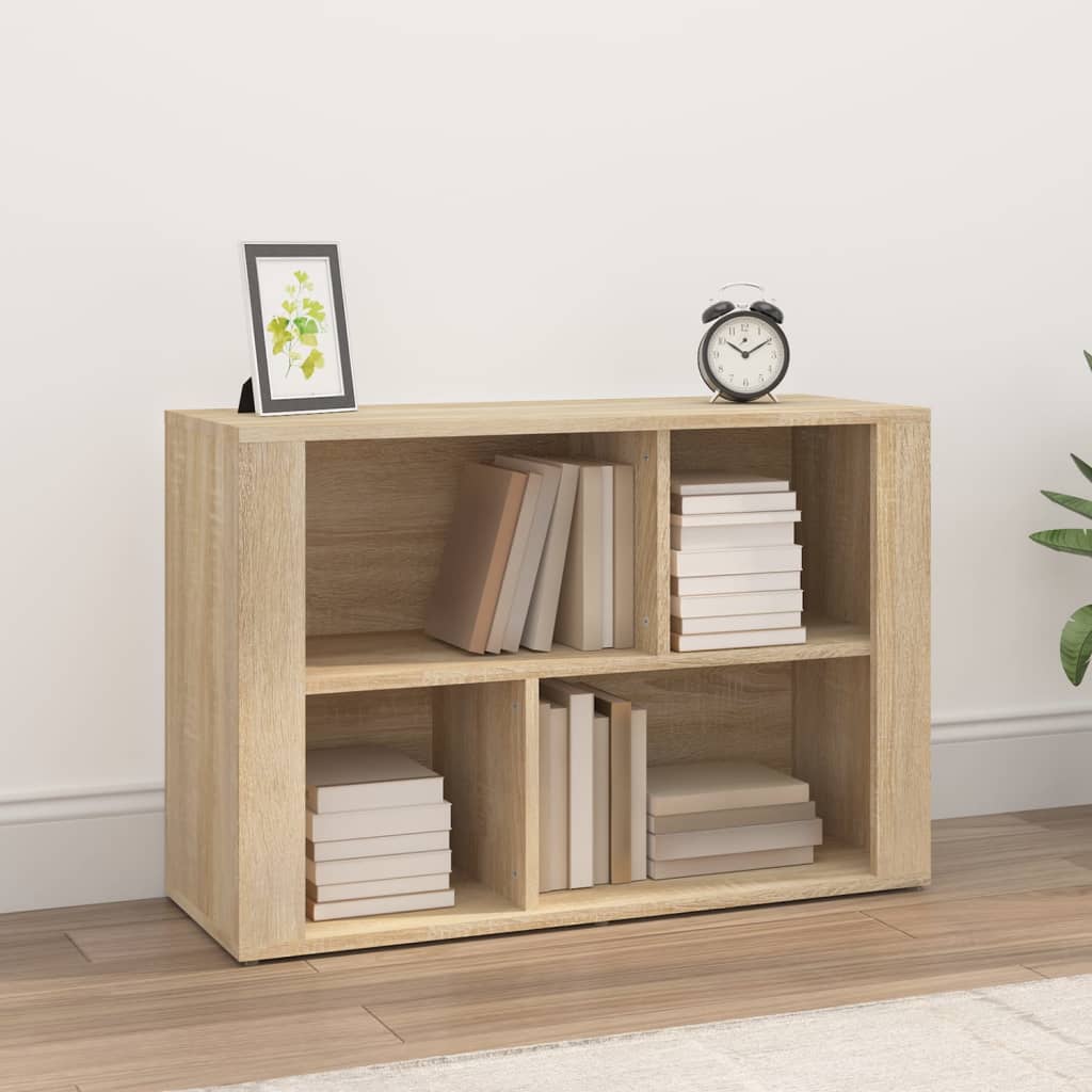 Side cabinet, oak color, 80x30x54cm, engineered wood