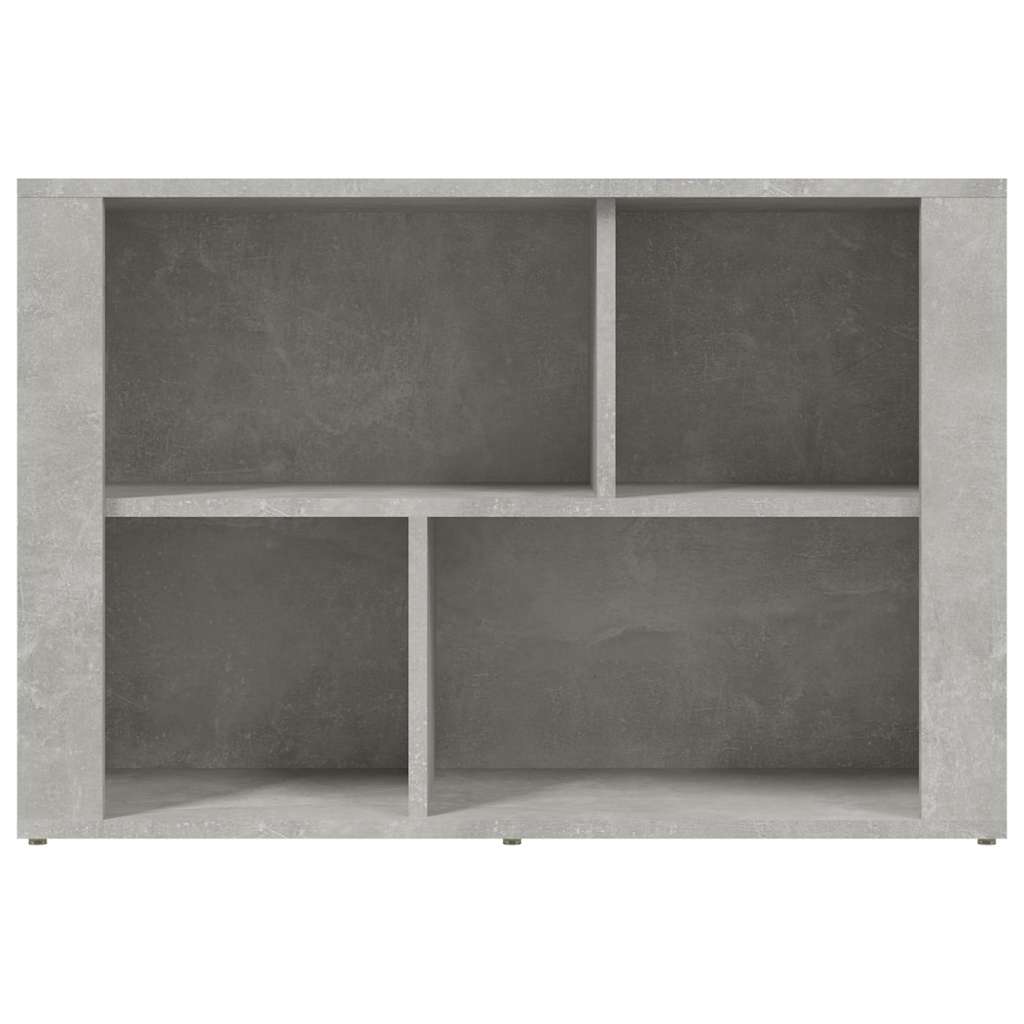 Šoninė spintelė, betono pilka, 80x30x54cm, apdirbta mediena