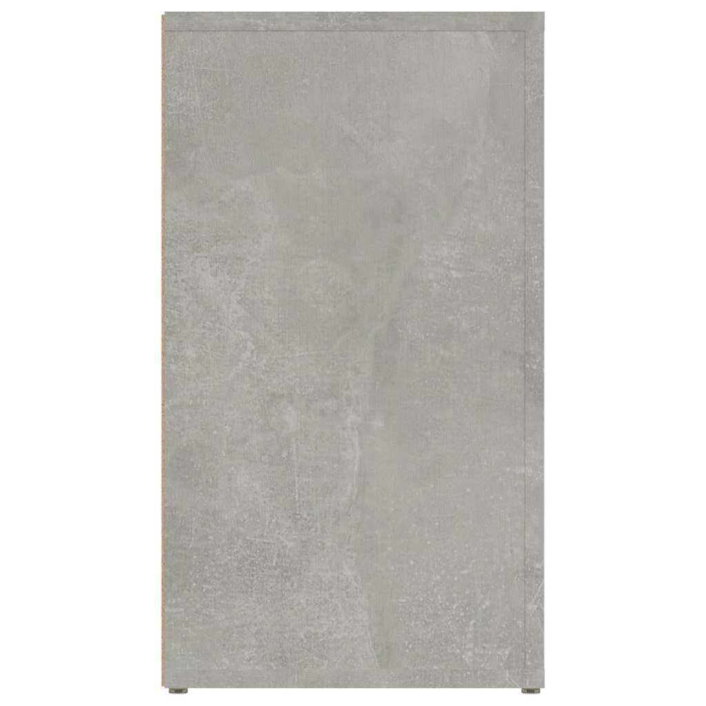 Šoninė spintelė, betono pilka, 80x30x54cm, apdirbta mediena