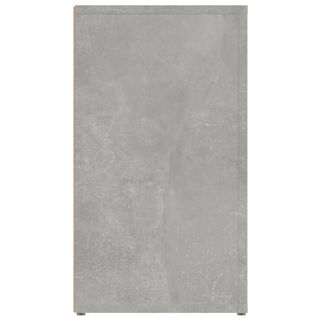 Šoninė spintelė, betono pilka, 80x30x54cm, apdirbta mediena