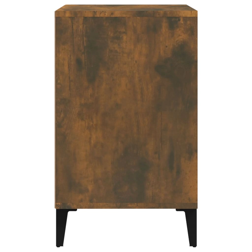 Shoe cabinet, smoky oak, 102x36x60cm, engineered wood