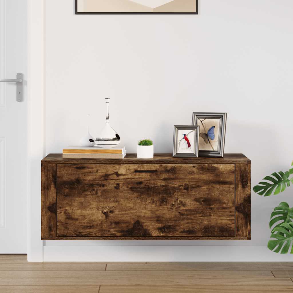 Spintelė batams, dūminio ąžuolo, 100x35x38cm, apdirbta mediena