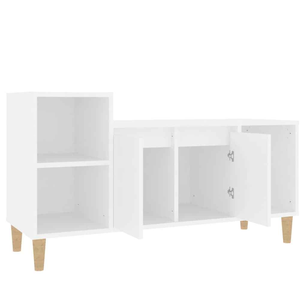TV cabinet, white, 100x35x55cm, wood
