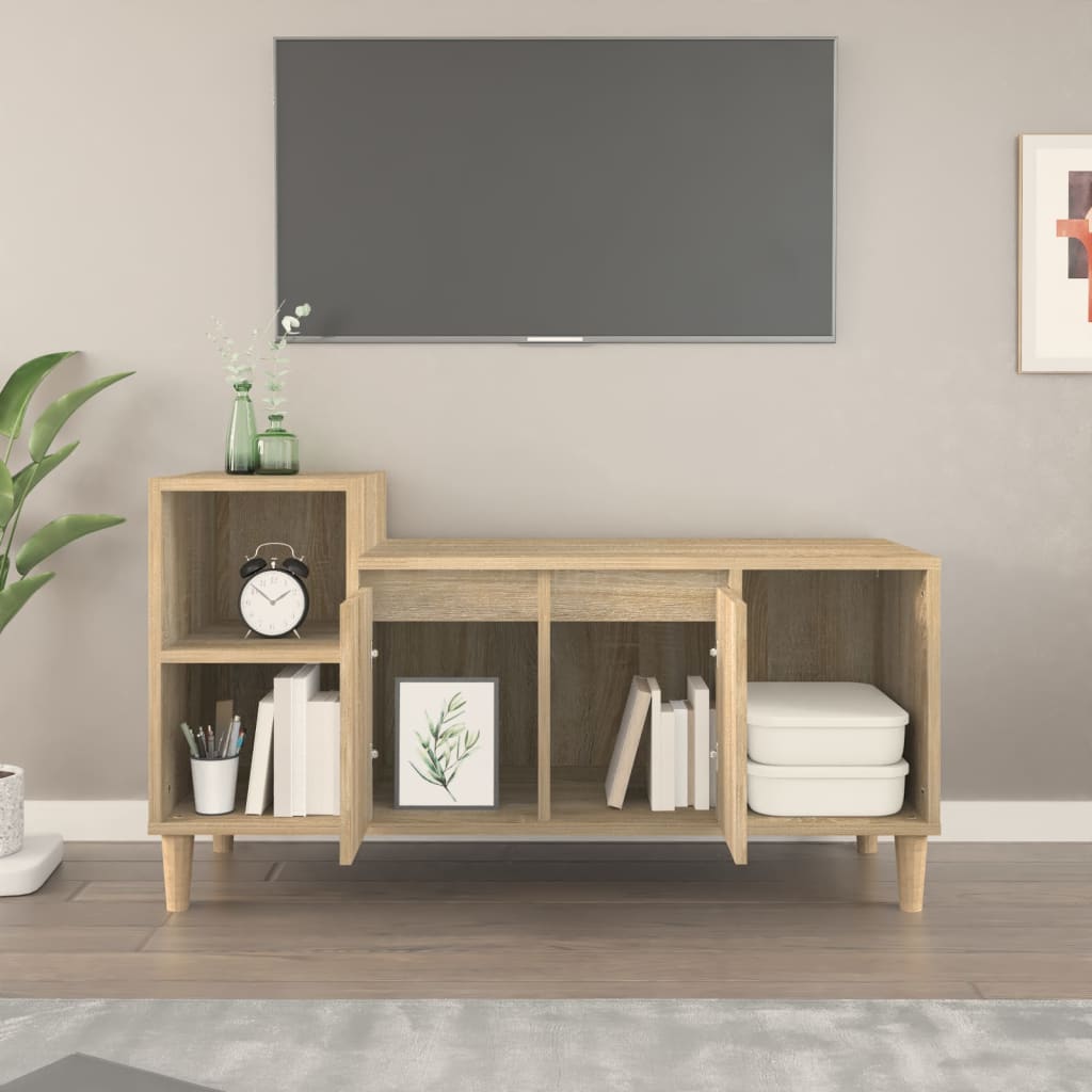 TV skapītis, ozolkoks, 100x35x55cm, apstrādāta koksne