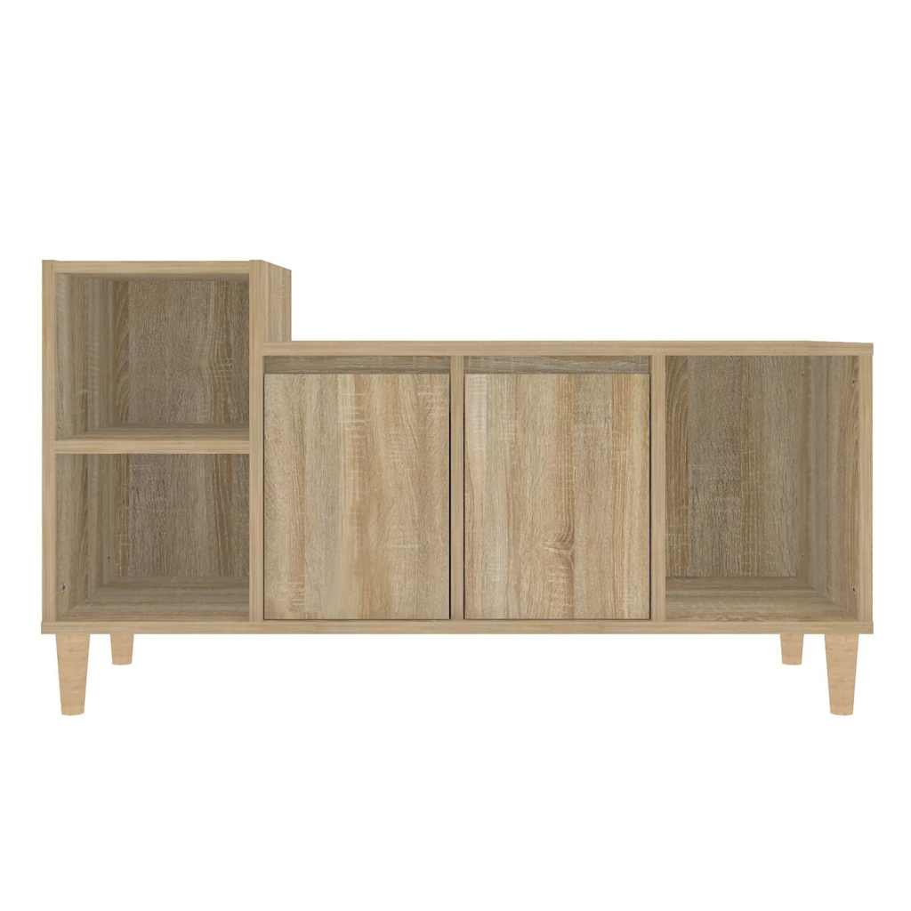 TV cabinet, oak, 100x35x55cm, treated wood