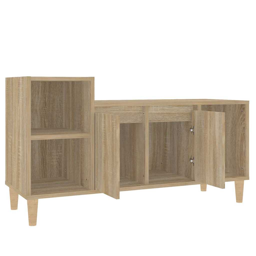 TV cabinet, oak, 100x35x55cm, treated wood