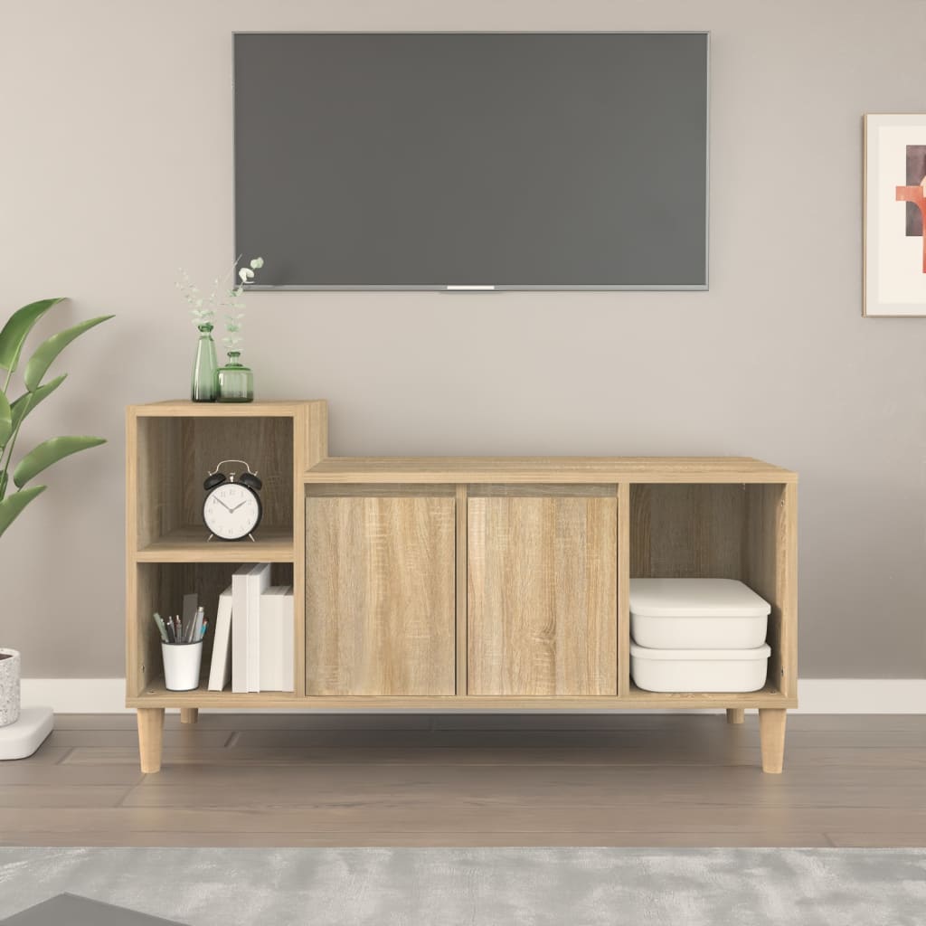 TV skapītis, ozolkoks, 100x35x55cm, apstrādāta koksne