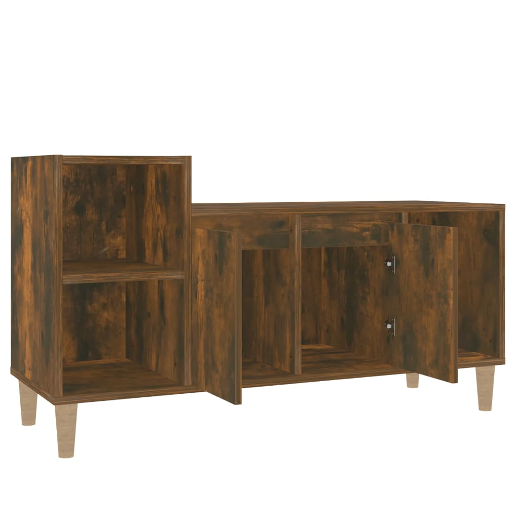 TV cabinet, smoked oak, 100x35x55cm, wood
