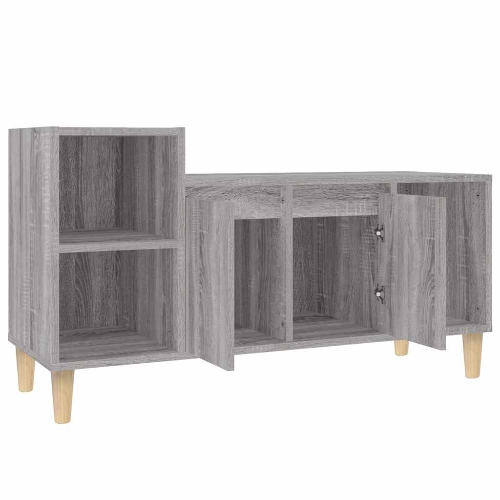 TV skapis, pelēks ozols, 100x35x55cm, koks