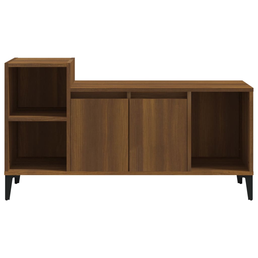 TV cabinet, brown oak, 100x35x55cm, wood