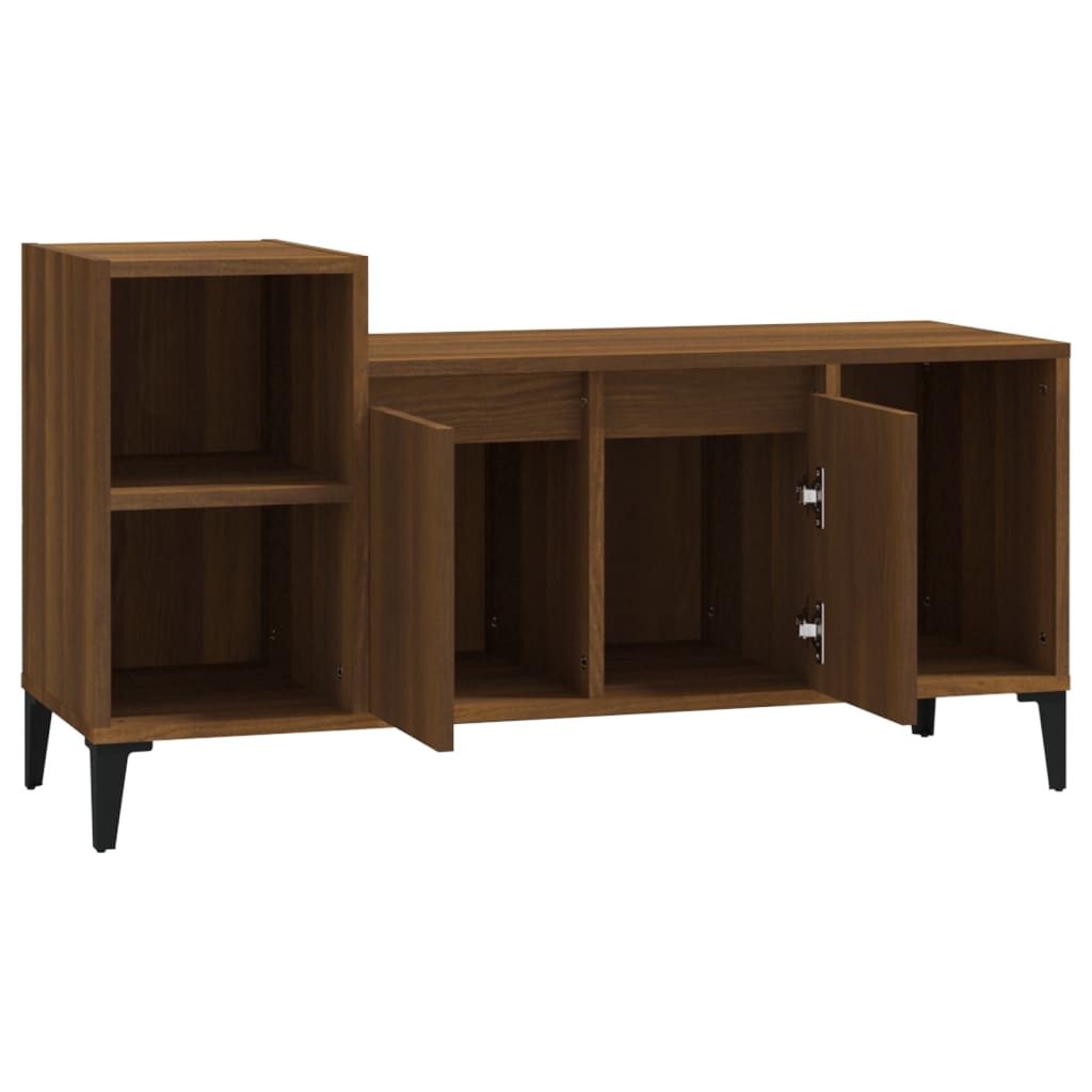 TV cabinet, brown oak, 100x35x55cm, wood