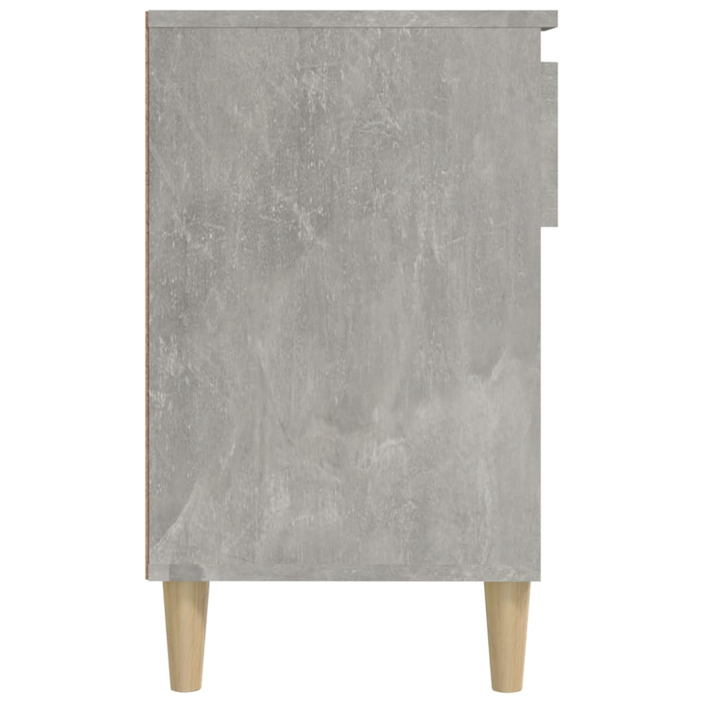 Spintelė batams, betono pilka, 102x36x60cm, apdirbta mediena