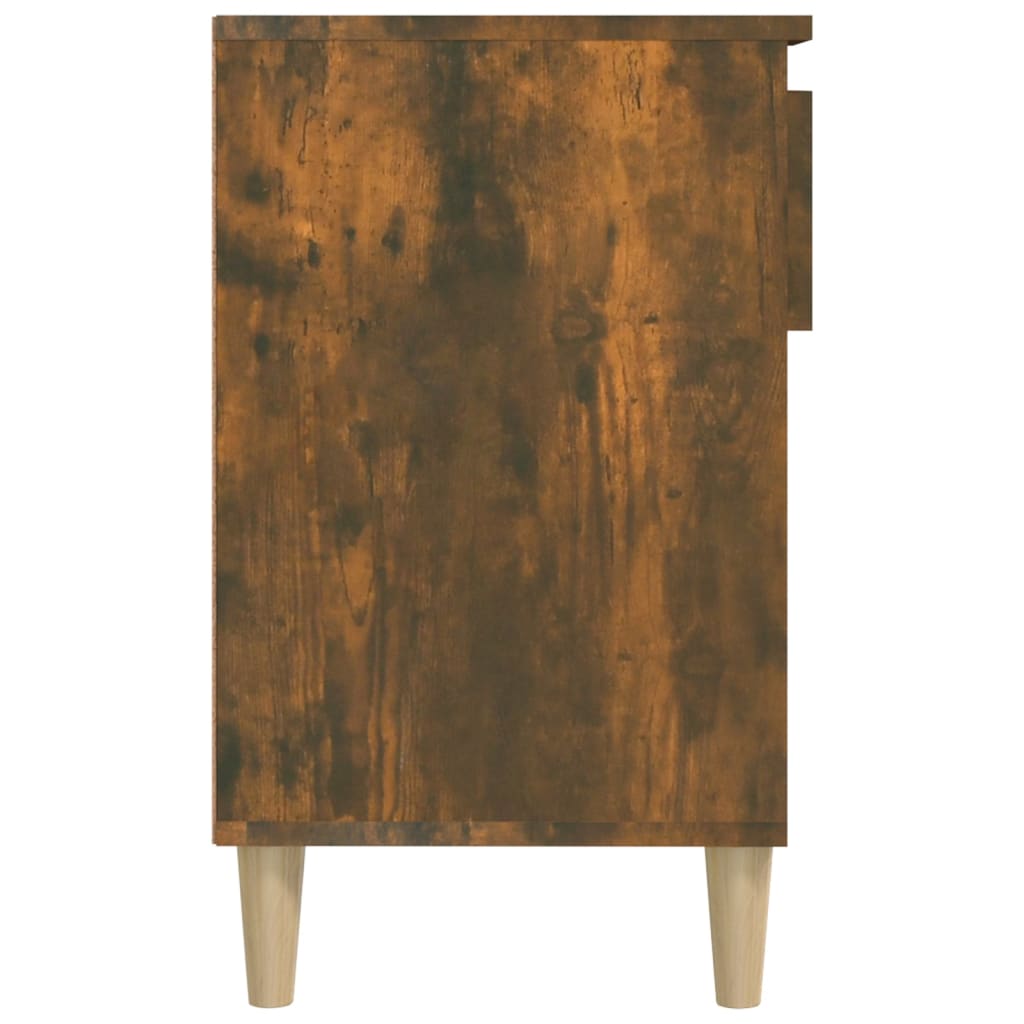 Shoe cabinet, smoky oak, 102x36x60cm, engineered wood