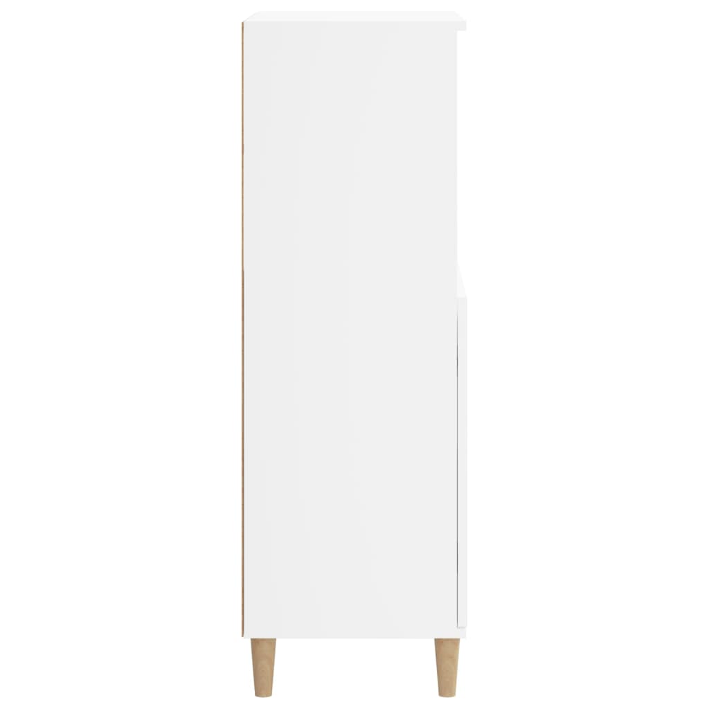 Komoda, baltos spalvos, 60x36x110cm, apdirbta mediena